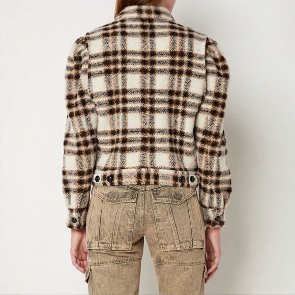 Isabel Marant Etoile Leiko Jacket Coat in Ecru Size 38 US 6 - Picture 2 of 14